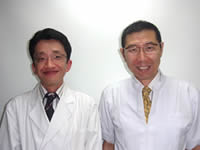 米国・ハーバード大学大学院教授の宮島邦彰先生（写真右）